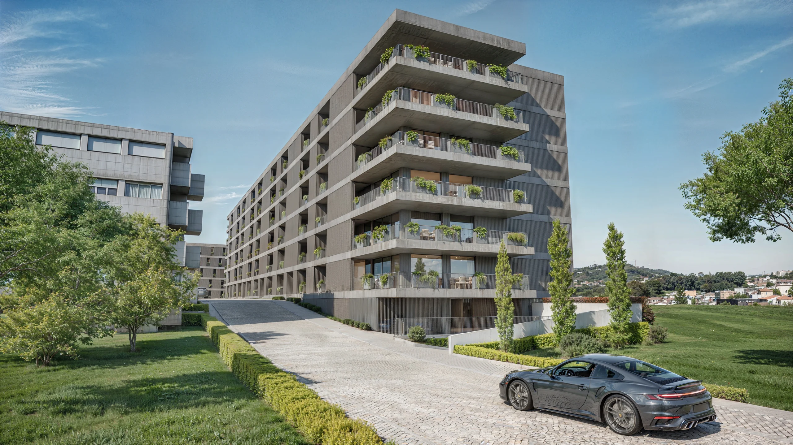 Edificio Arcela Vision Guimarães Mendes ribeiro Pedro coelho zzoome Noble quad