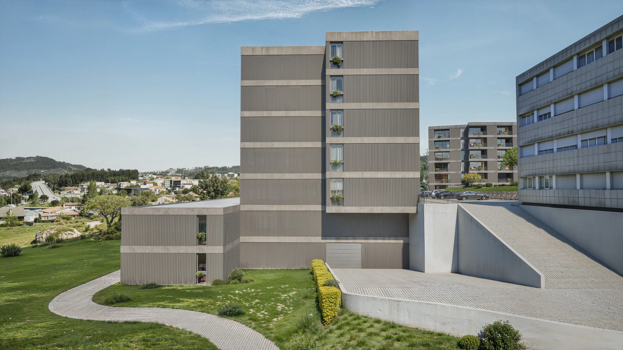 Edificio Arcela Vision Guimarães Mendes ribeiro Pedro coelho zzoome Noble quad